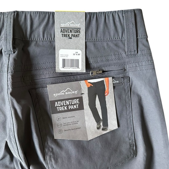 EDDIE BAUER Adventure Trek Pant charcoal gray size 32x30 - NWT! - Picture 6 of 8